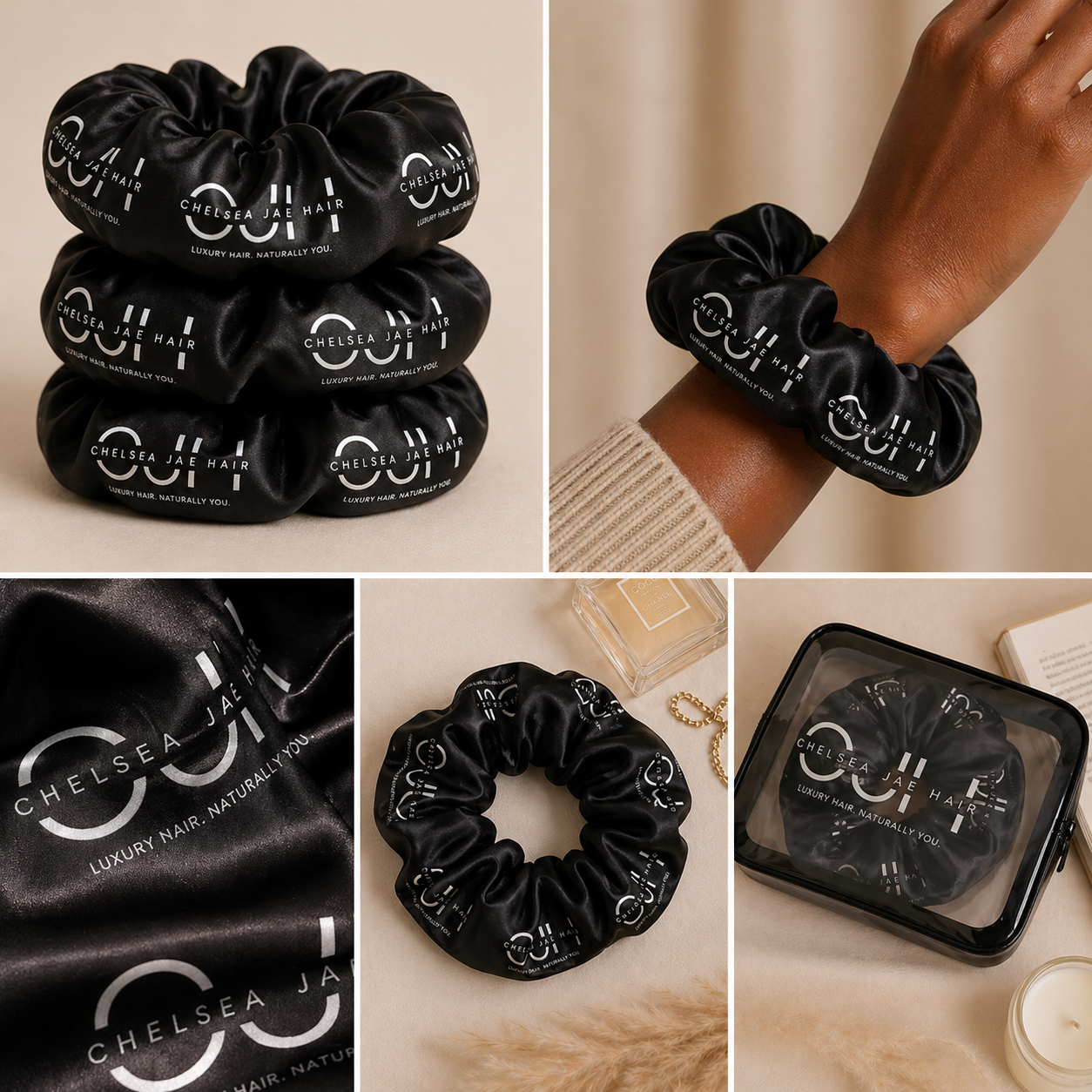 Signature Satin Scrunchie