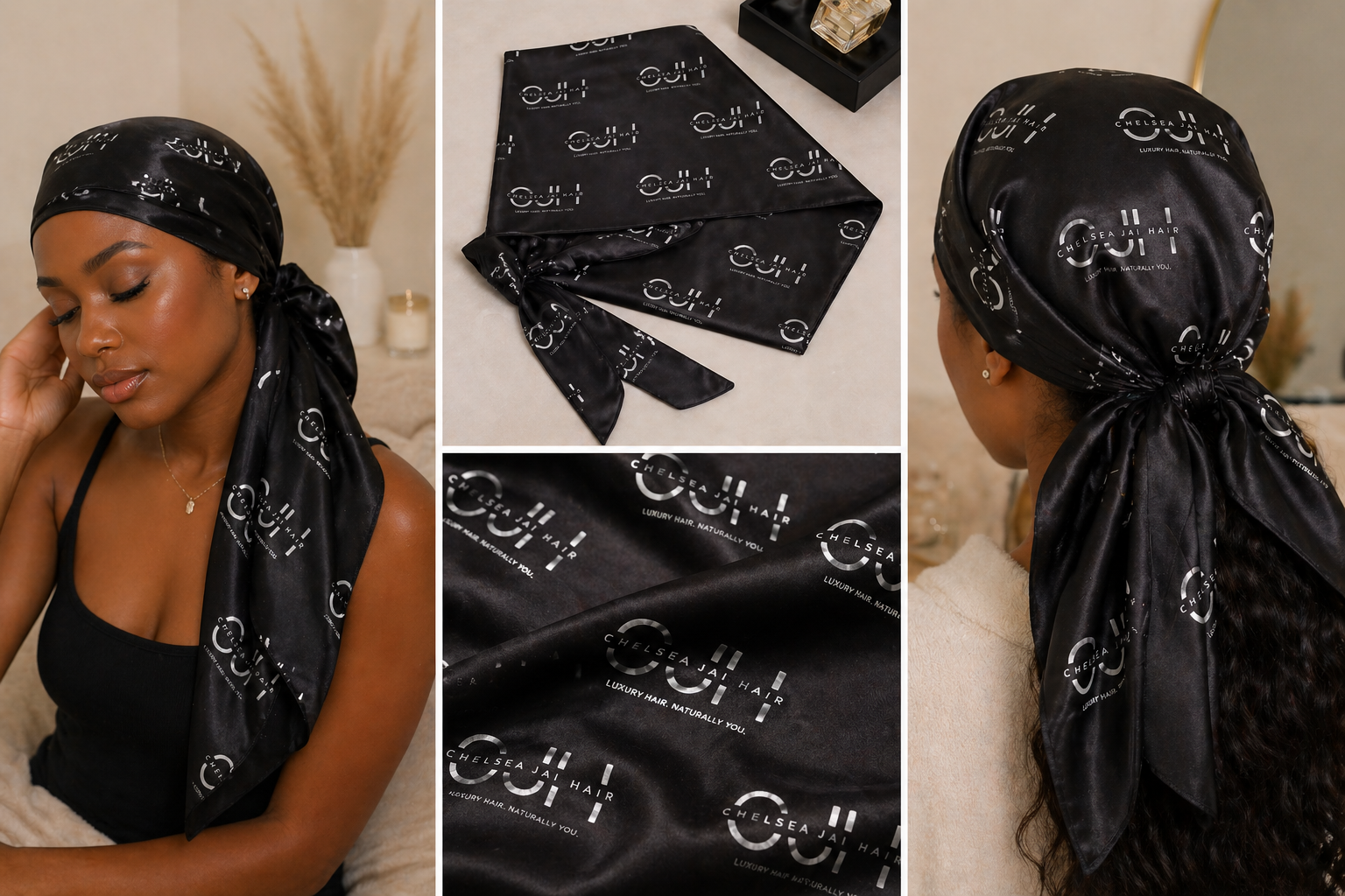 Signature Satin Scarf