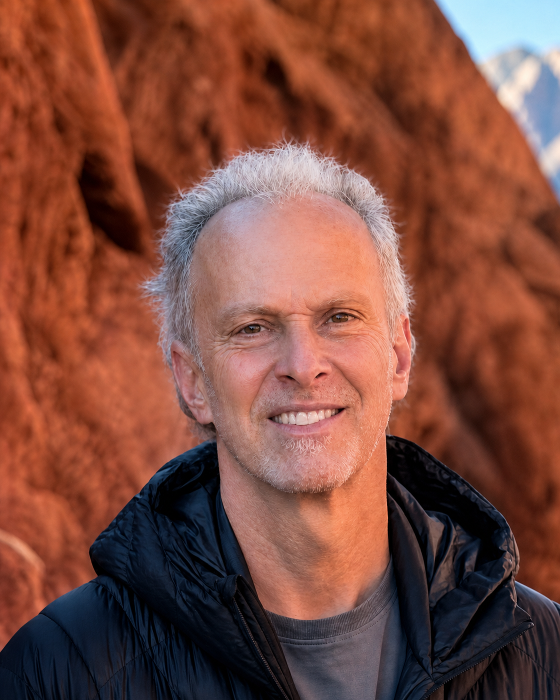 Eric W. Rosenberger, PhD, psychologist in Elizabeth City, NC, on a hike in a natural outdoor setting.