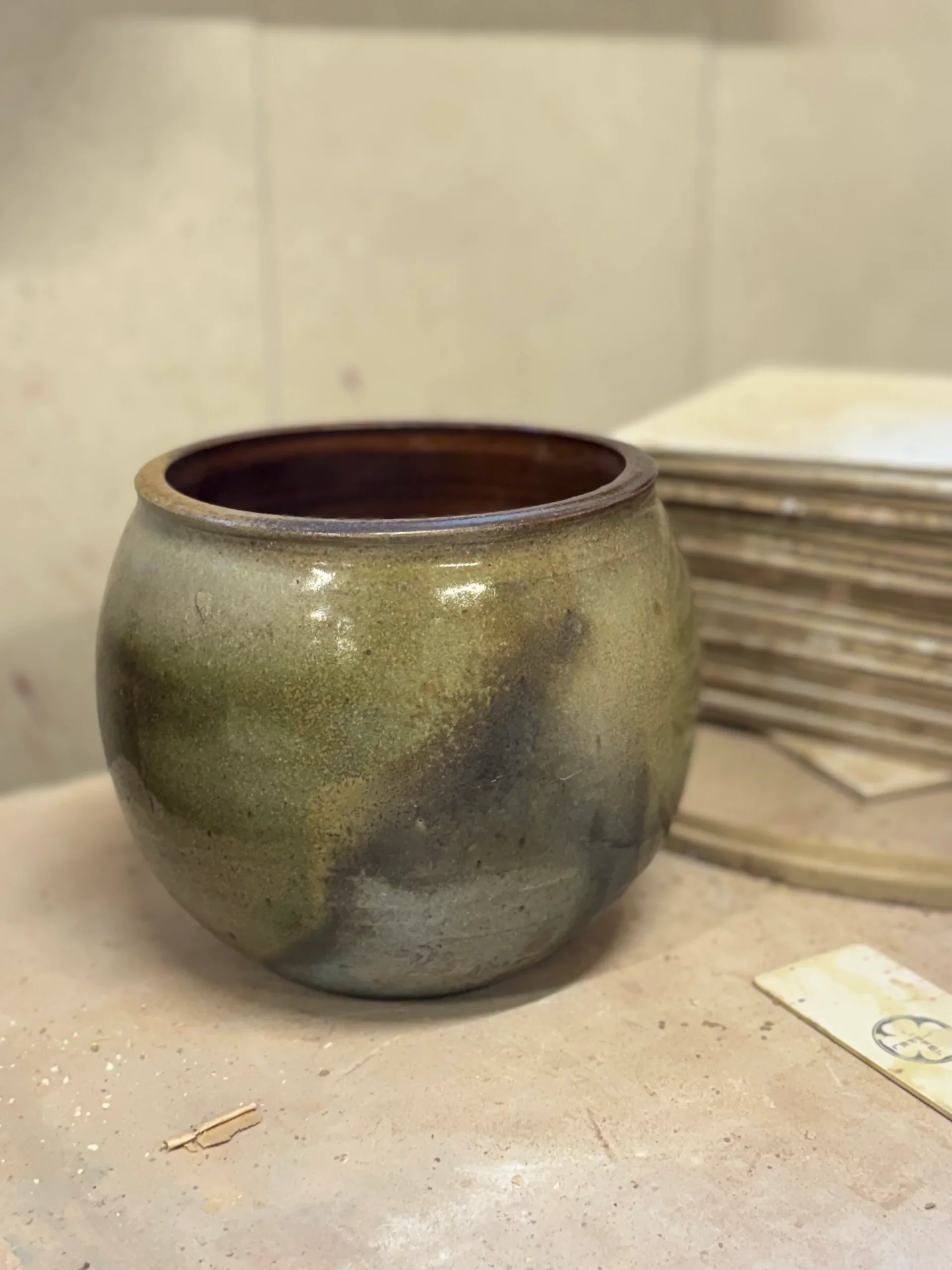 Rustic Elegance Ceramic Pot