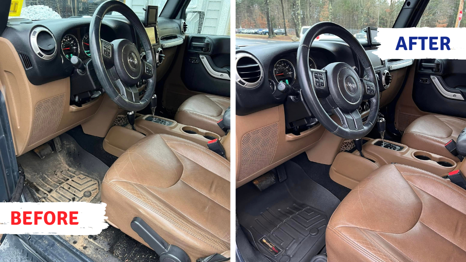 Tan Leather Interior 2