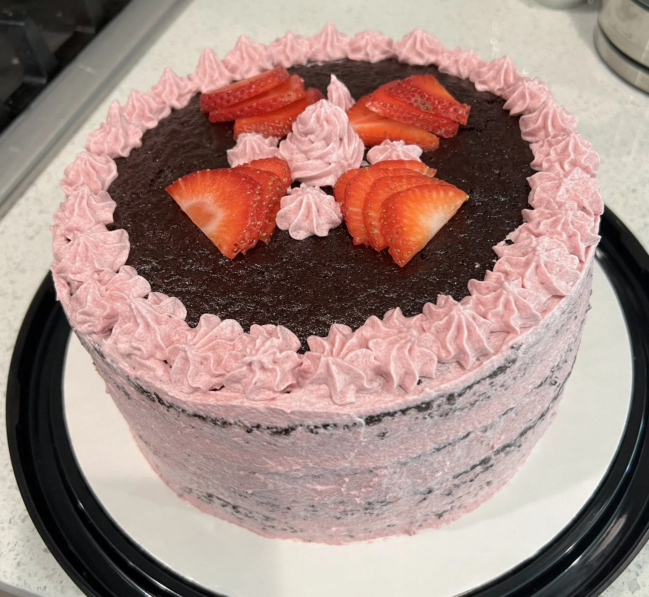 Chocolate Blackberry Wine Olive Oil Cake (OO)