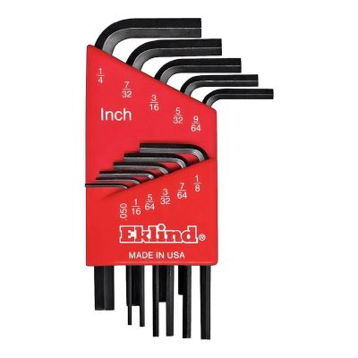 Eklind Tool Company HEX KEY SET 11 PC SAE SHORT .050-1/4IN.