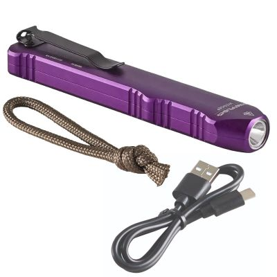 Streamlight Wedge Rechargeable EDC 300 Lumen Flashlight with 1000 Lumen Thro mode - Purple
