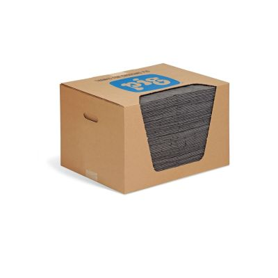 New Pig Heavyweight Absorbent Mat Pads in Dispenser Box - 15 x 20 Inch - 100 Pads