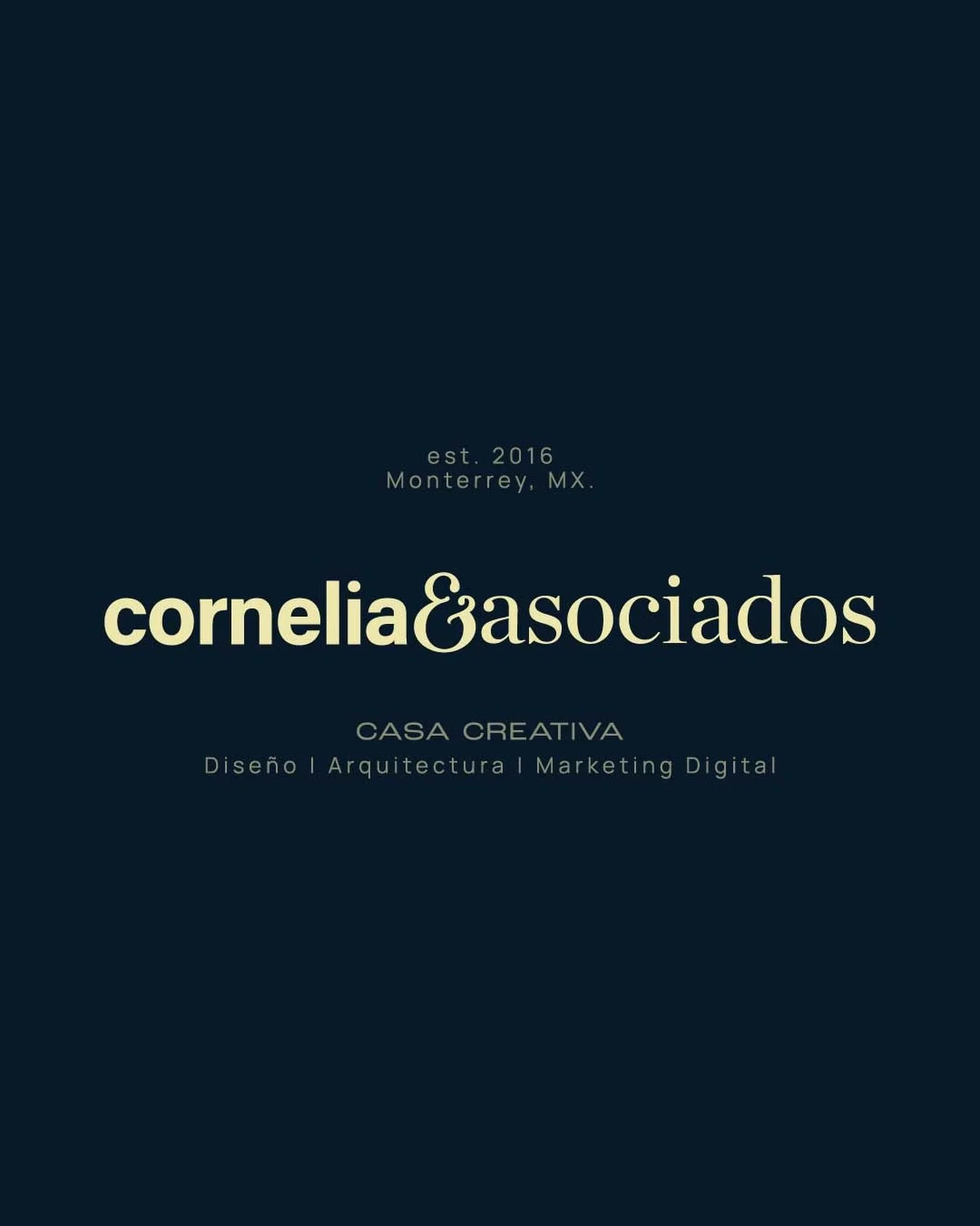 Bienvenidos a lo que sigue.
Cornelia &amp; Asociados
