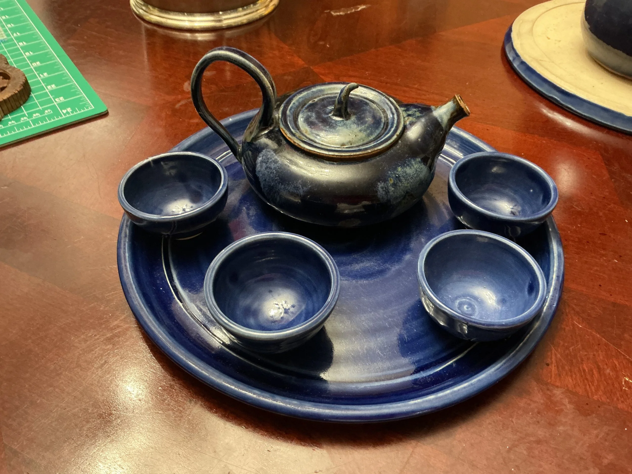 Blue Tea set