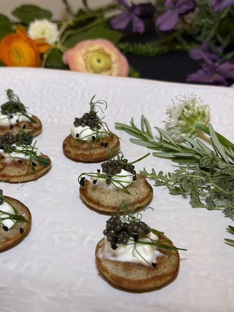 The King's Blini with Black Truffle