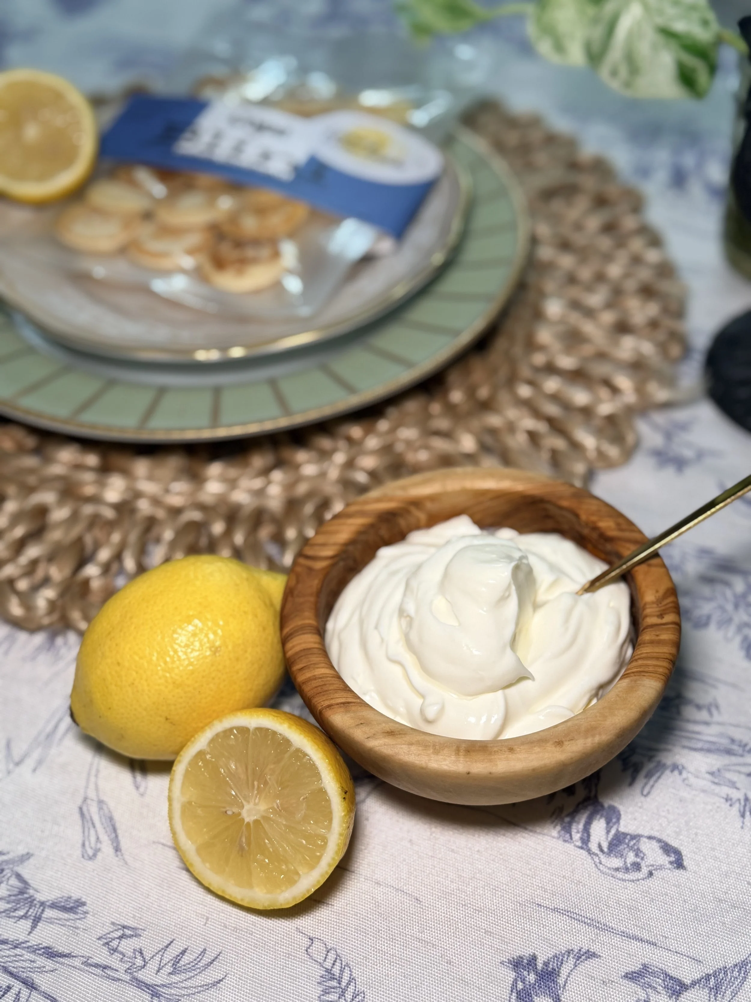 Lemon & Creme Fraiche Blini