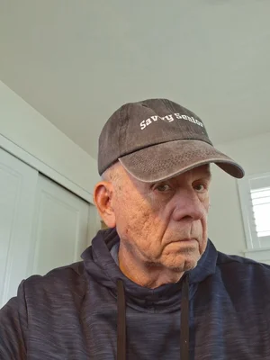 Gerald Jansen in his Savvy Senior cap