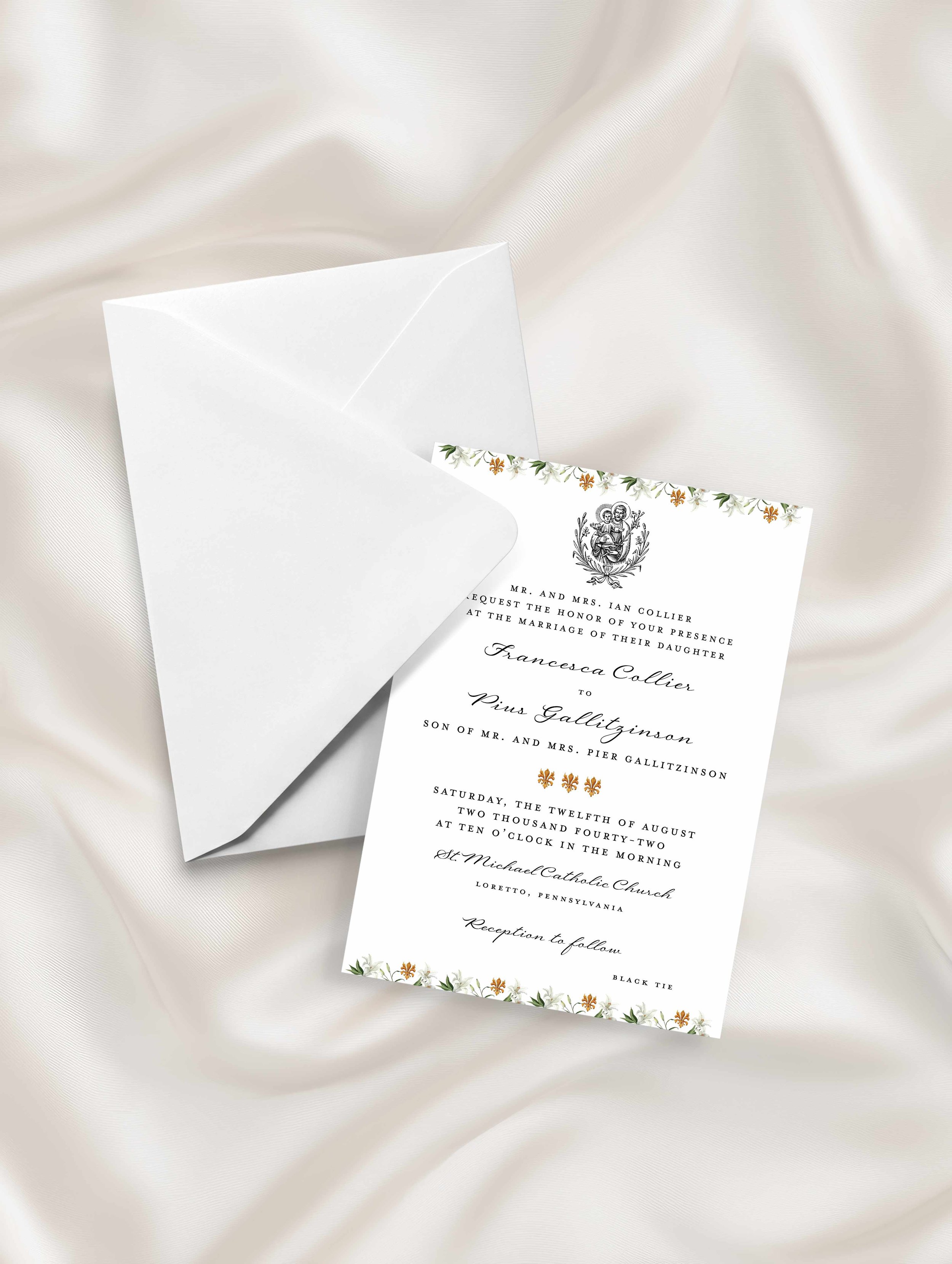 St Joseph Invitation and Envelope.jpg