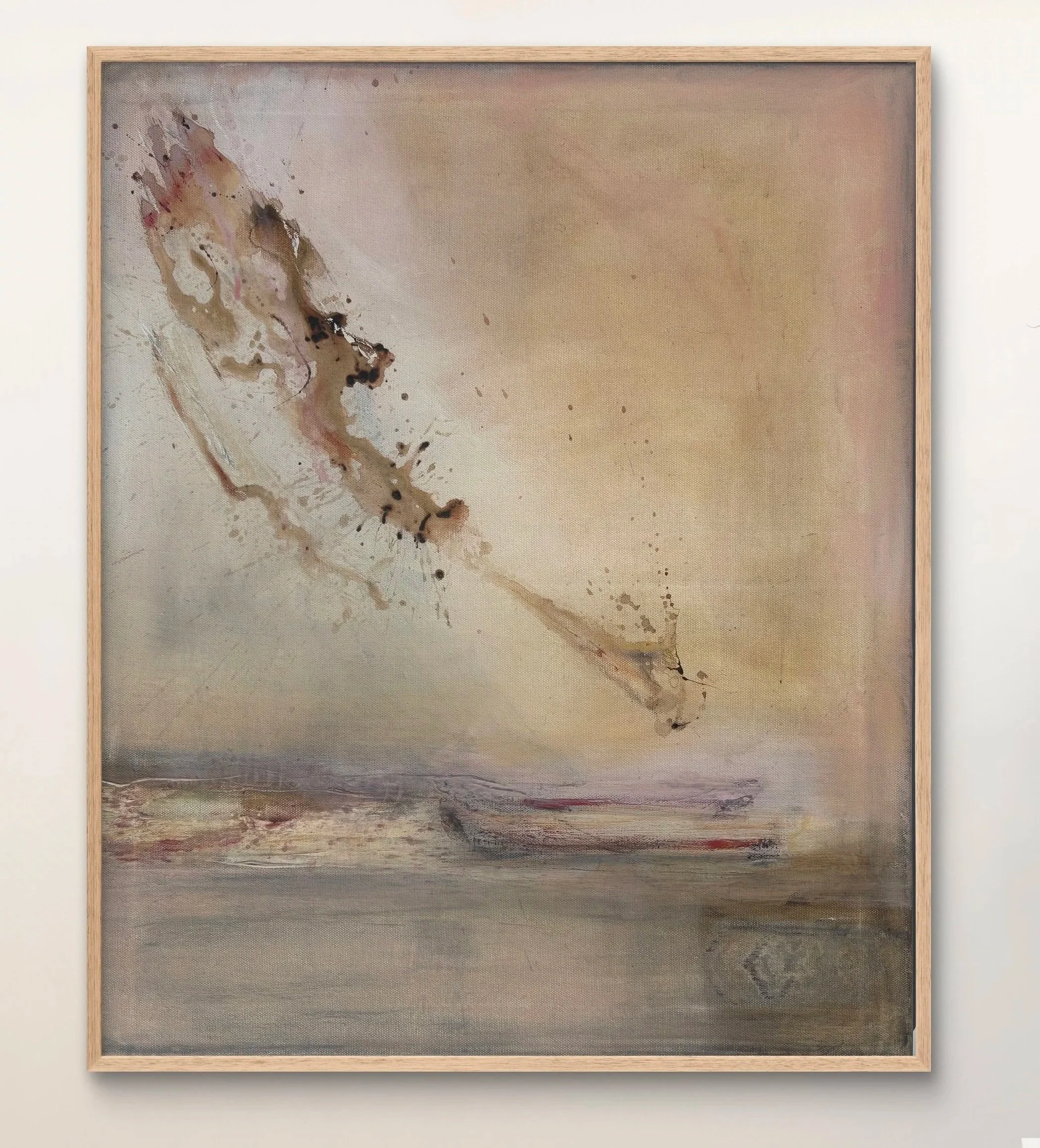 Etruscan Spirit - H60 x L50cm - Acrylic on canvas - framed