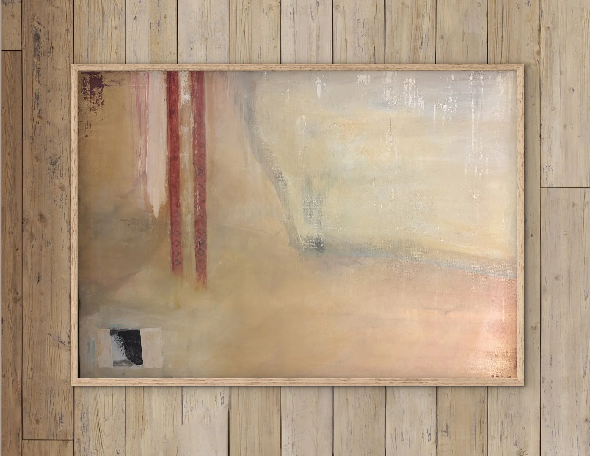 Corchia - H65 x L90cm - Acrylic on canvas - framed