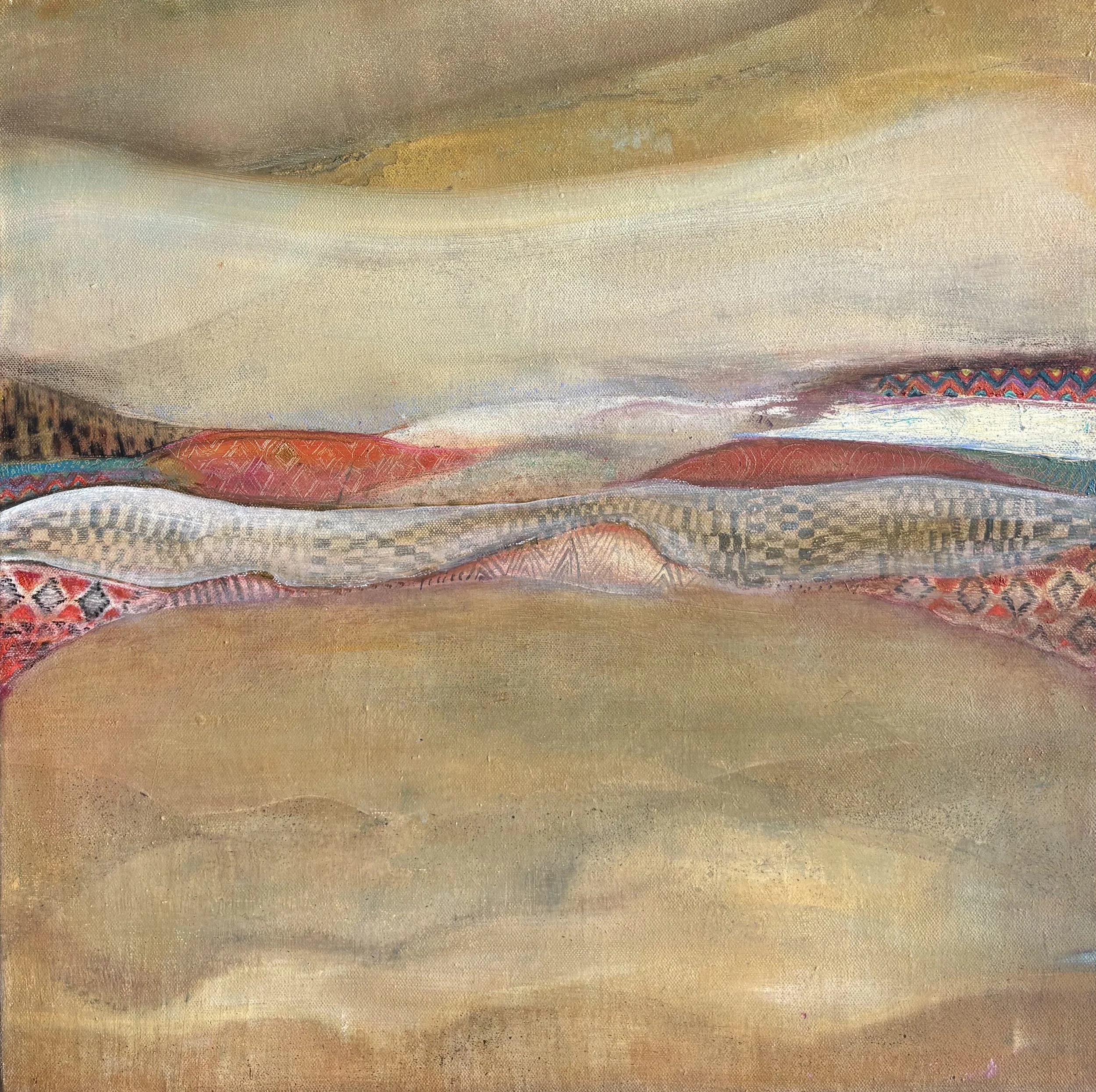 Subterrania - H50 x L50cm - Oil on canvas - framed