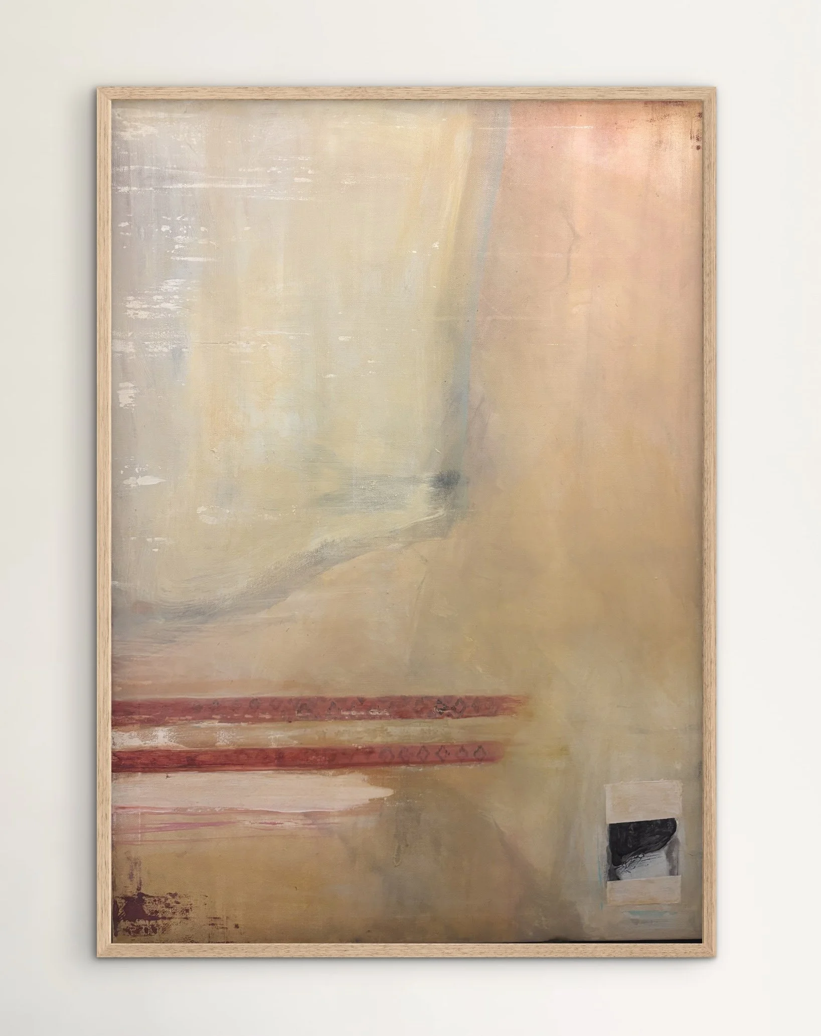 Corchia - L65 x H90cm - Acrylic on canvas - framed