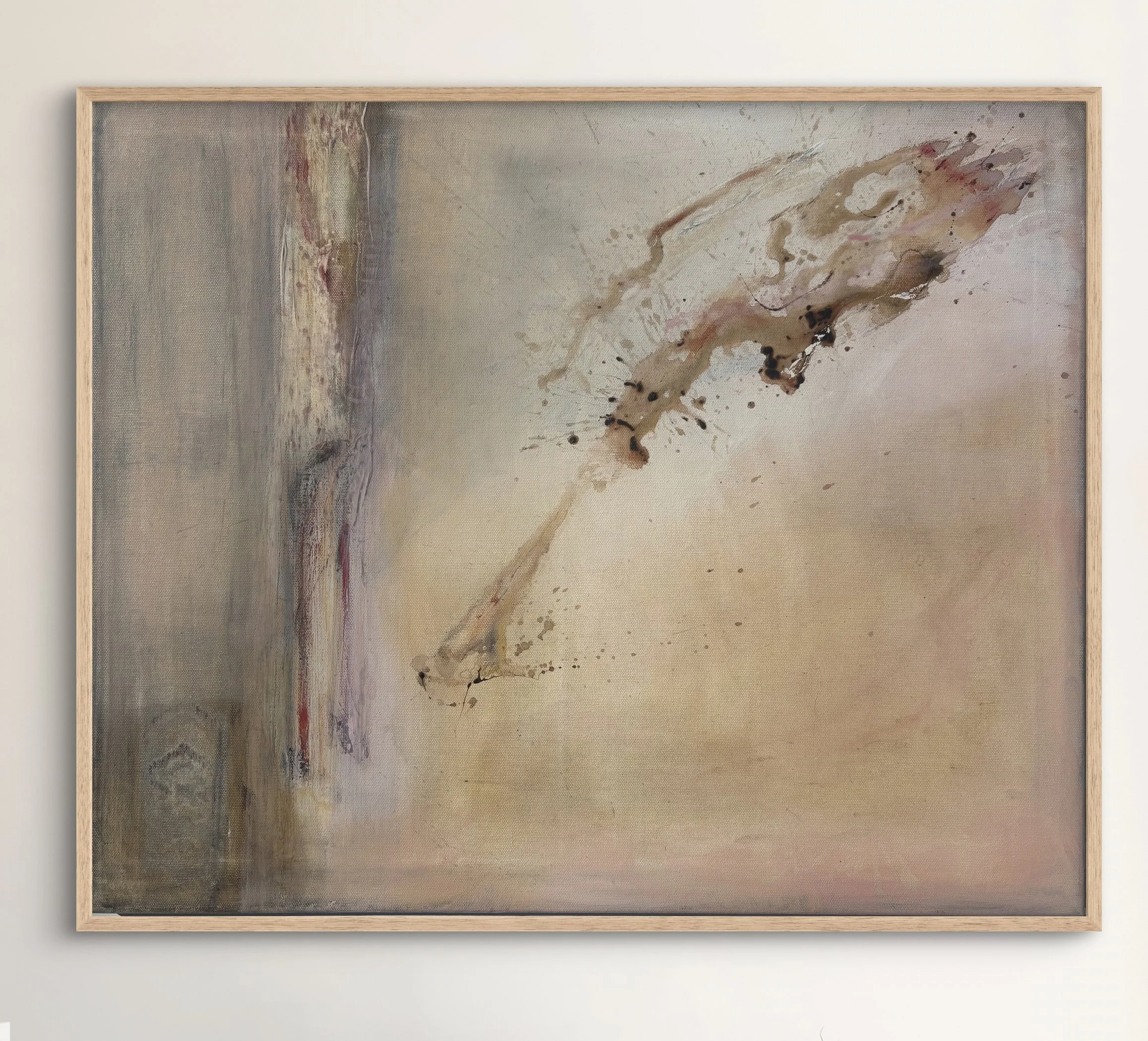 Etruscan Spirit - H50 x L60cm - Acrylic on canvas - framed