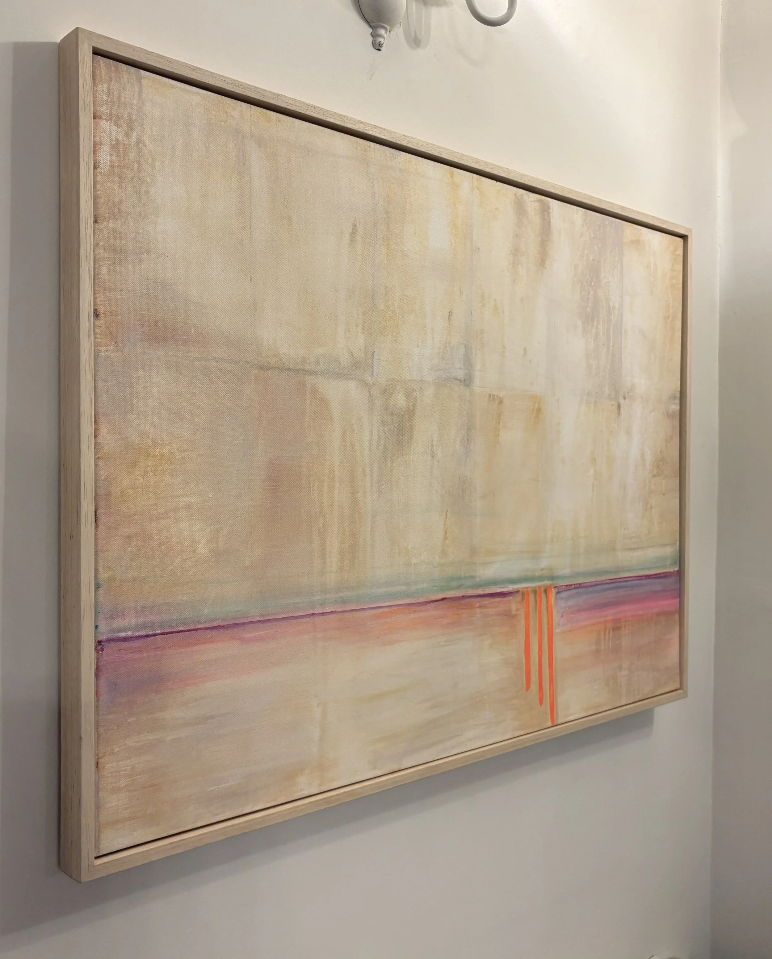 Quench - H65 x W90cm - Acrylic on canvas - framed