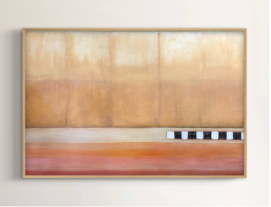 Hot and Baked - H101 x W152cm - Acrylic on canvas framed