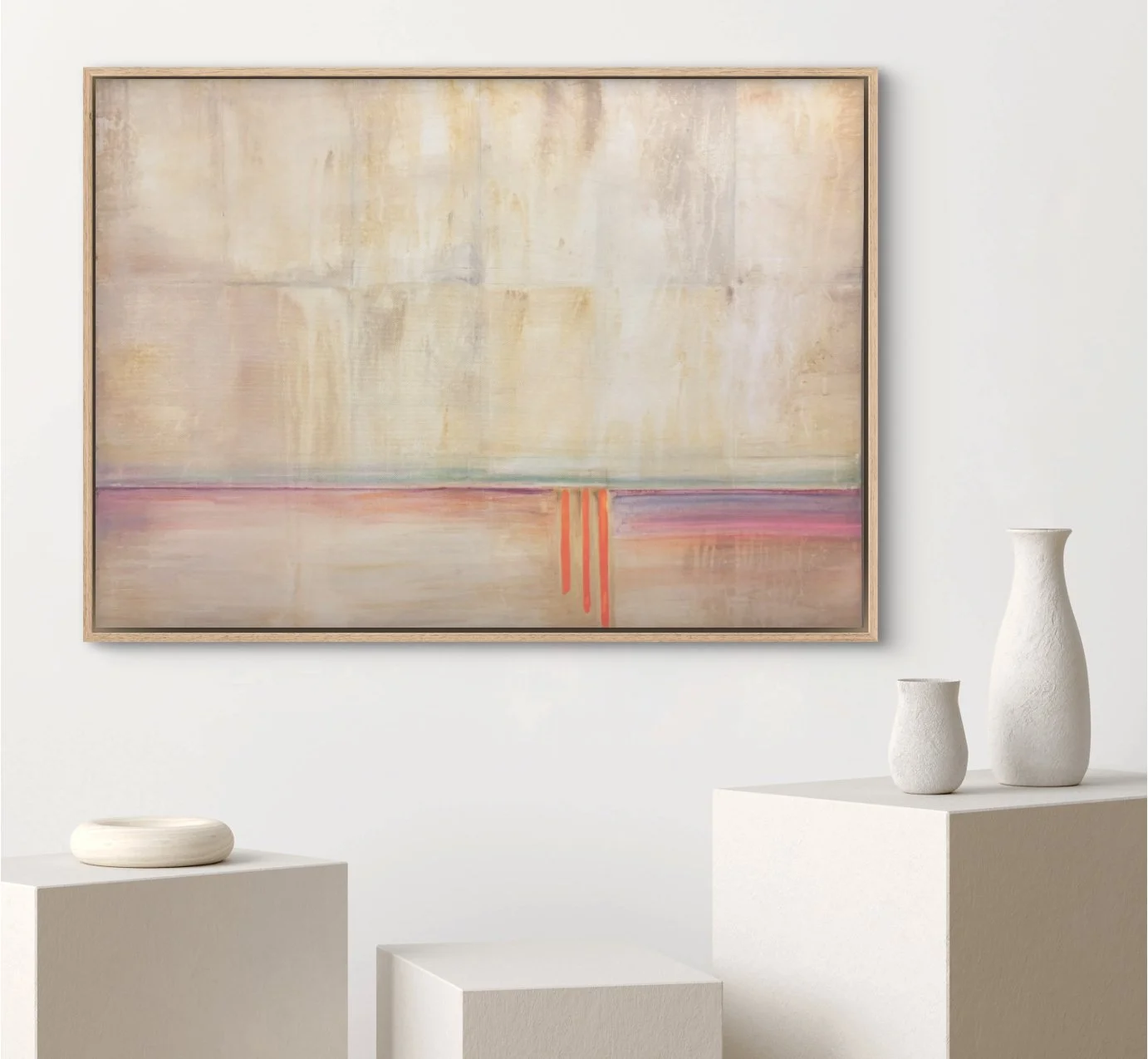 Quench - H65 x W90cm - Acrylic on canvas- framed