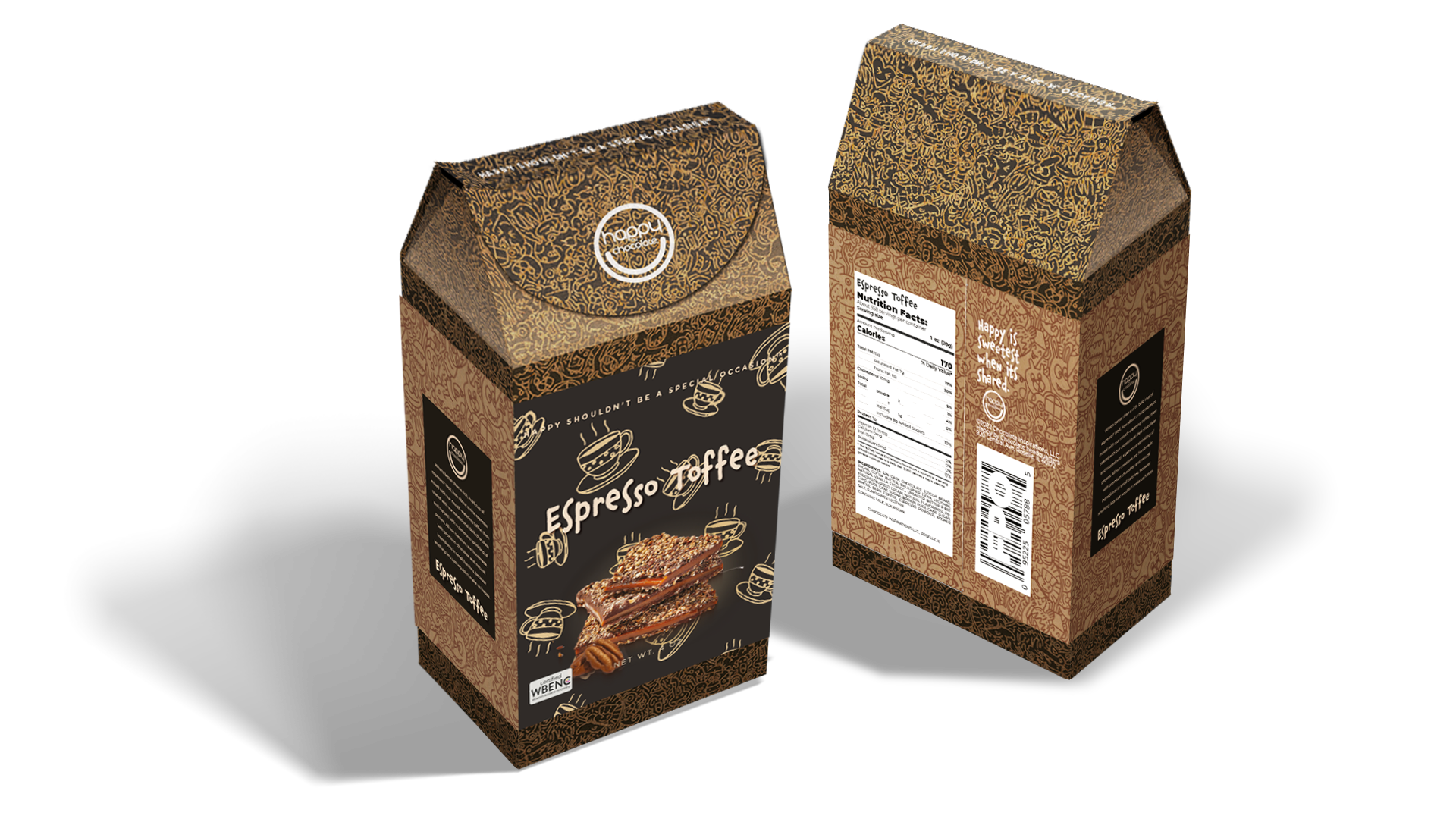 Chocolate Boutique Brand Package Design