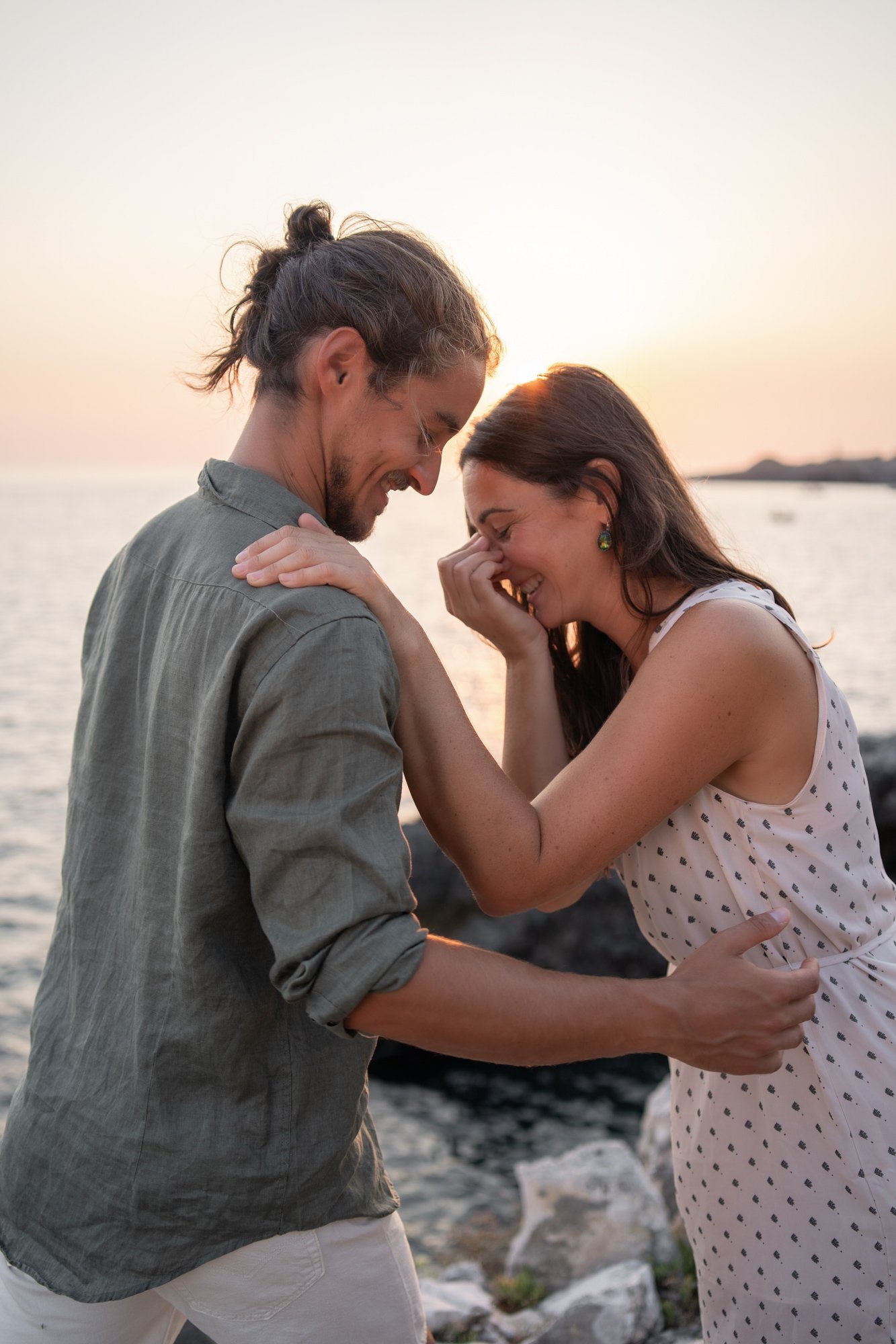 Romantic couples photoshoot in Santa Maria di Leuca, Puglia