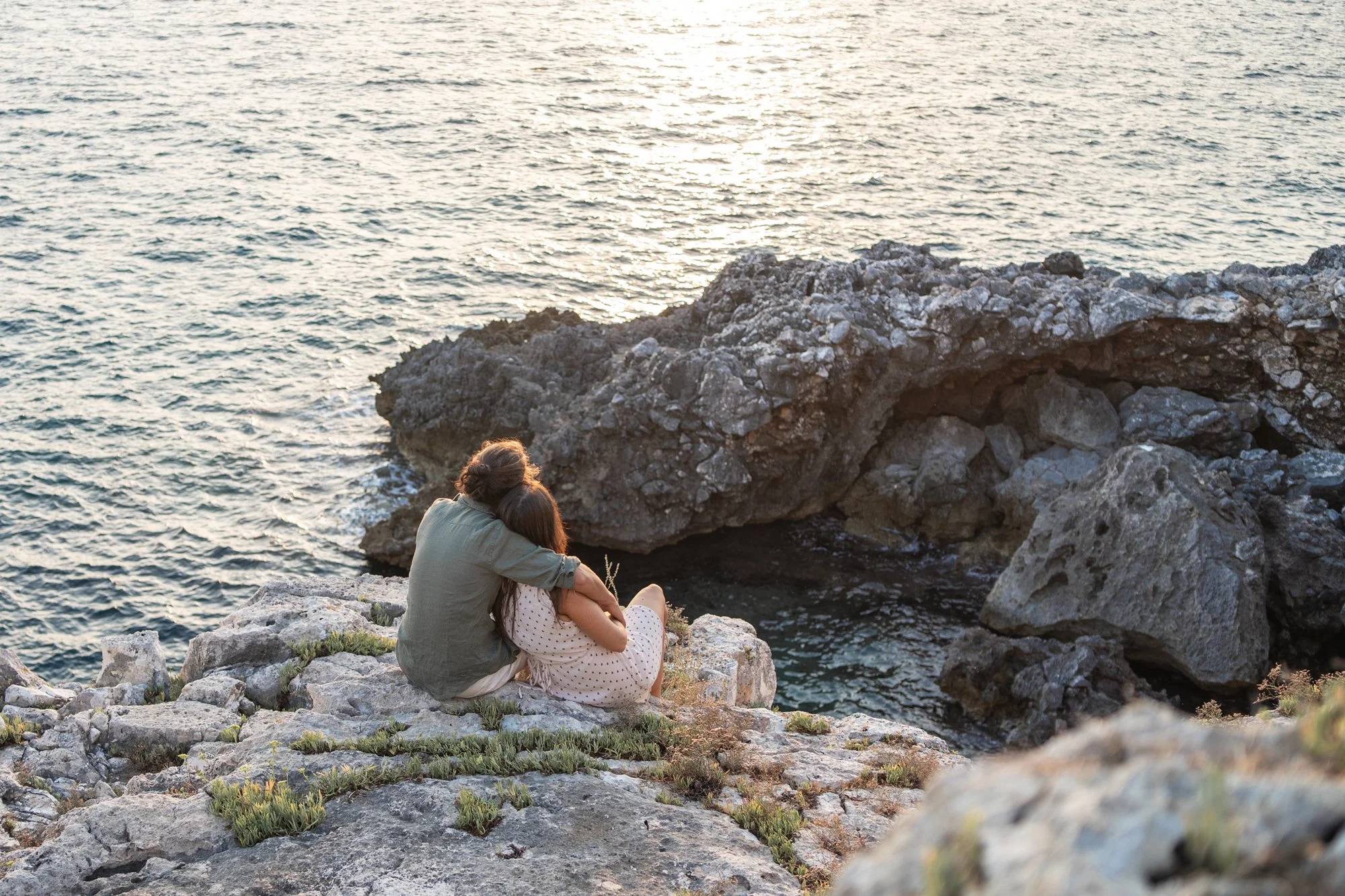 Romantic seaside portrait in Santa Maria di Leuca