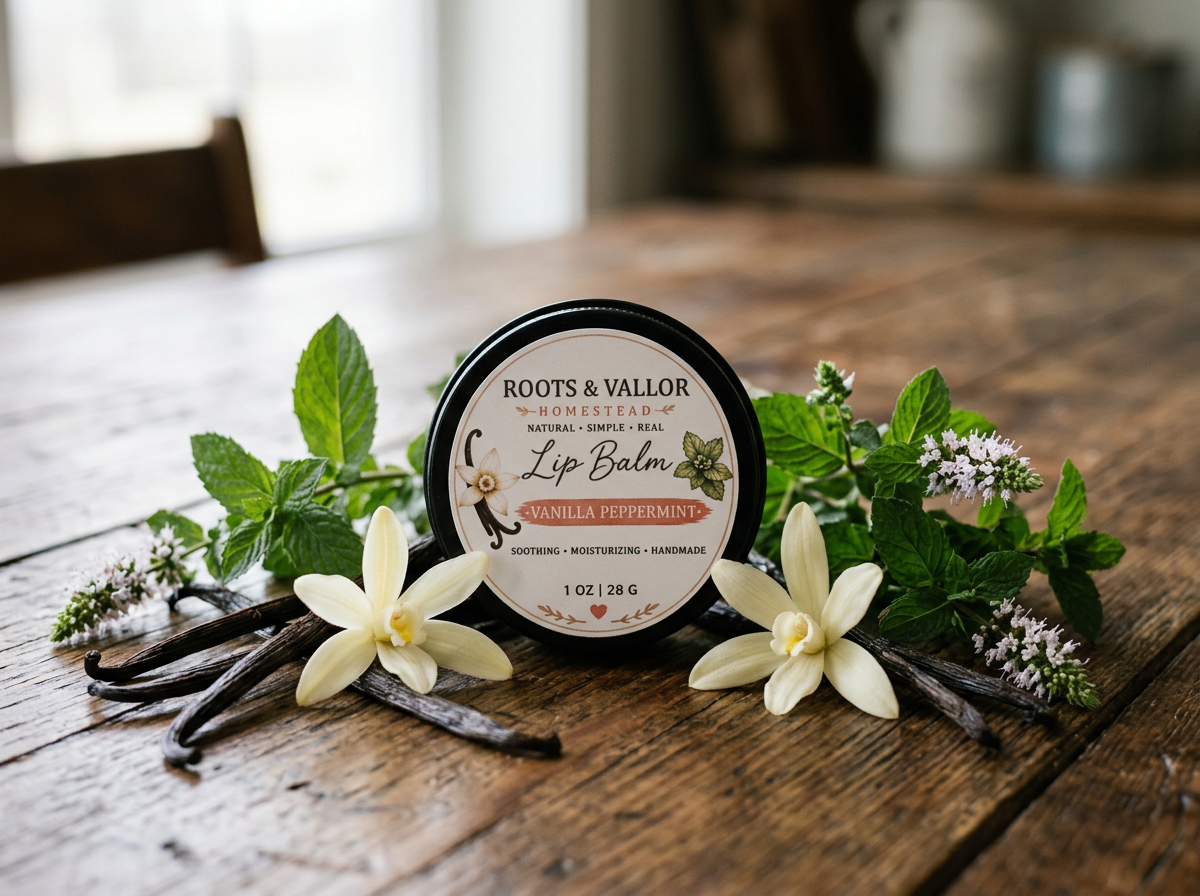 Vanilla Peppermint Lip Balm
