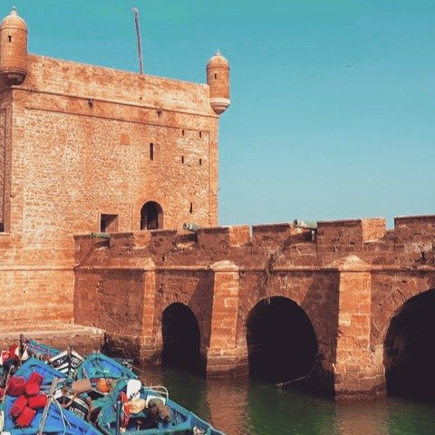 "The wind blows my hair before I can see the city. Then the medina of Essaouira appears through the car&rsquo;s window."

The Atlantic crashes against ancient ramparts, blue fishing boats sway in the harbour and the aliz&eacute;s carry the 