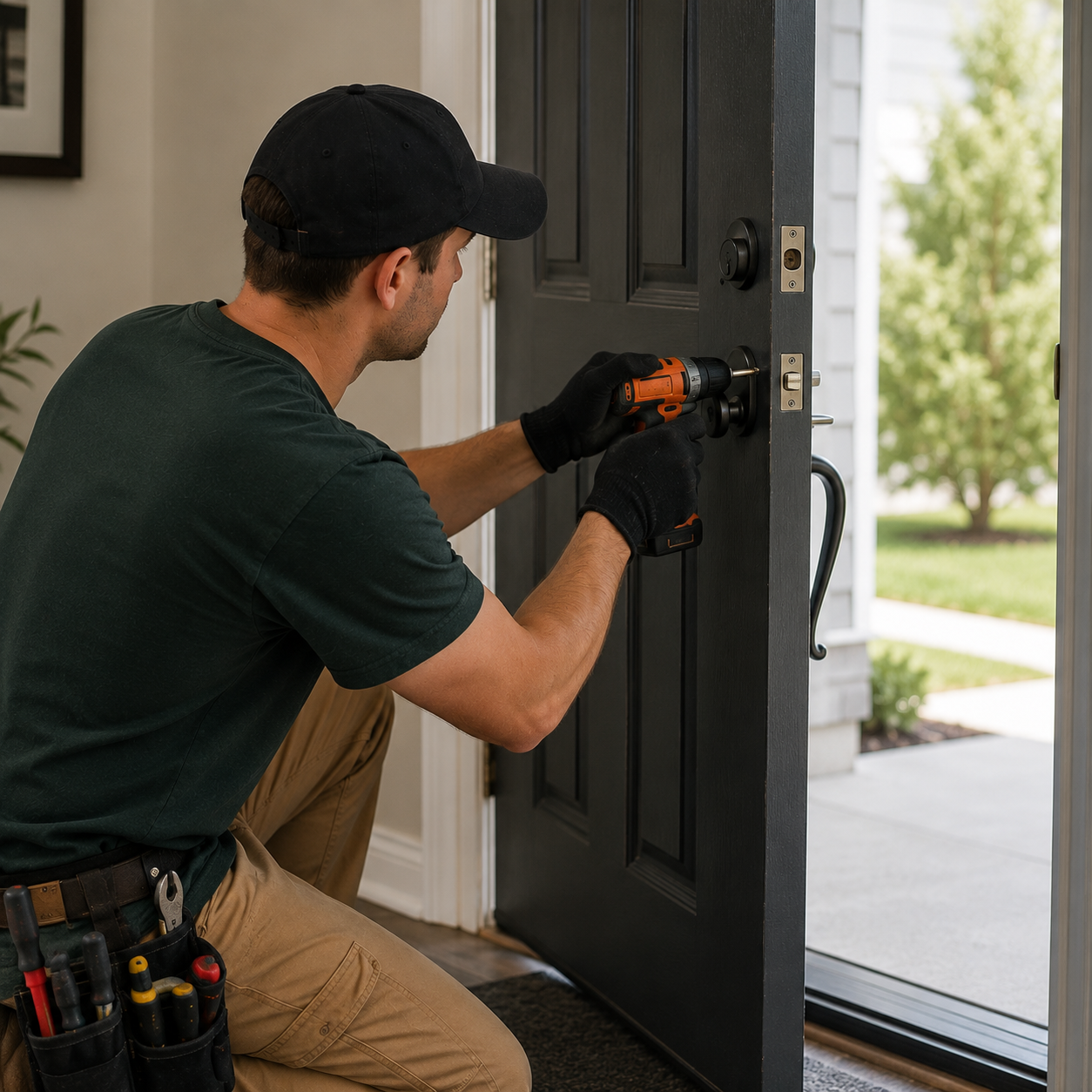 Door Lock Installation