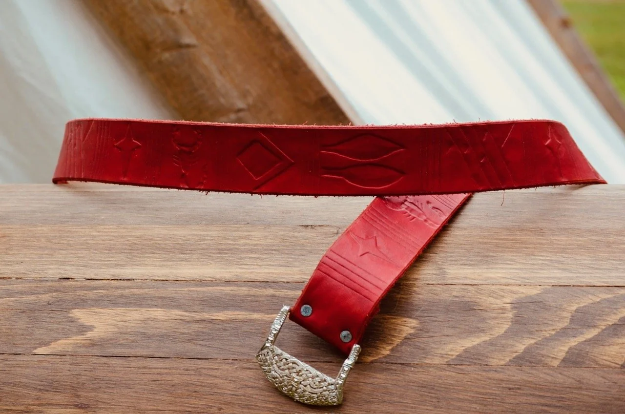 Custom Red Belt