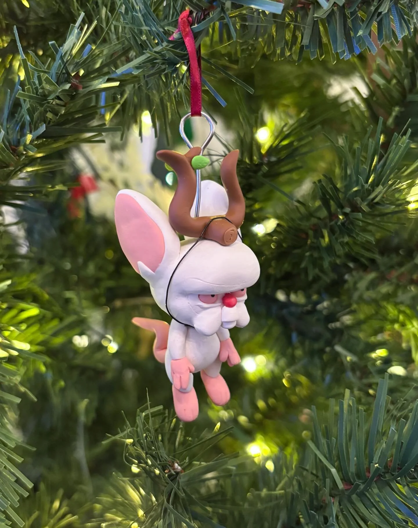 Next up is The Brain from the Christmas special that sees him and Pinky guiding Santa&rsquo;s sleigh 🎅🏻🎄