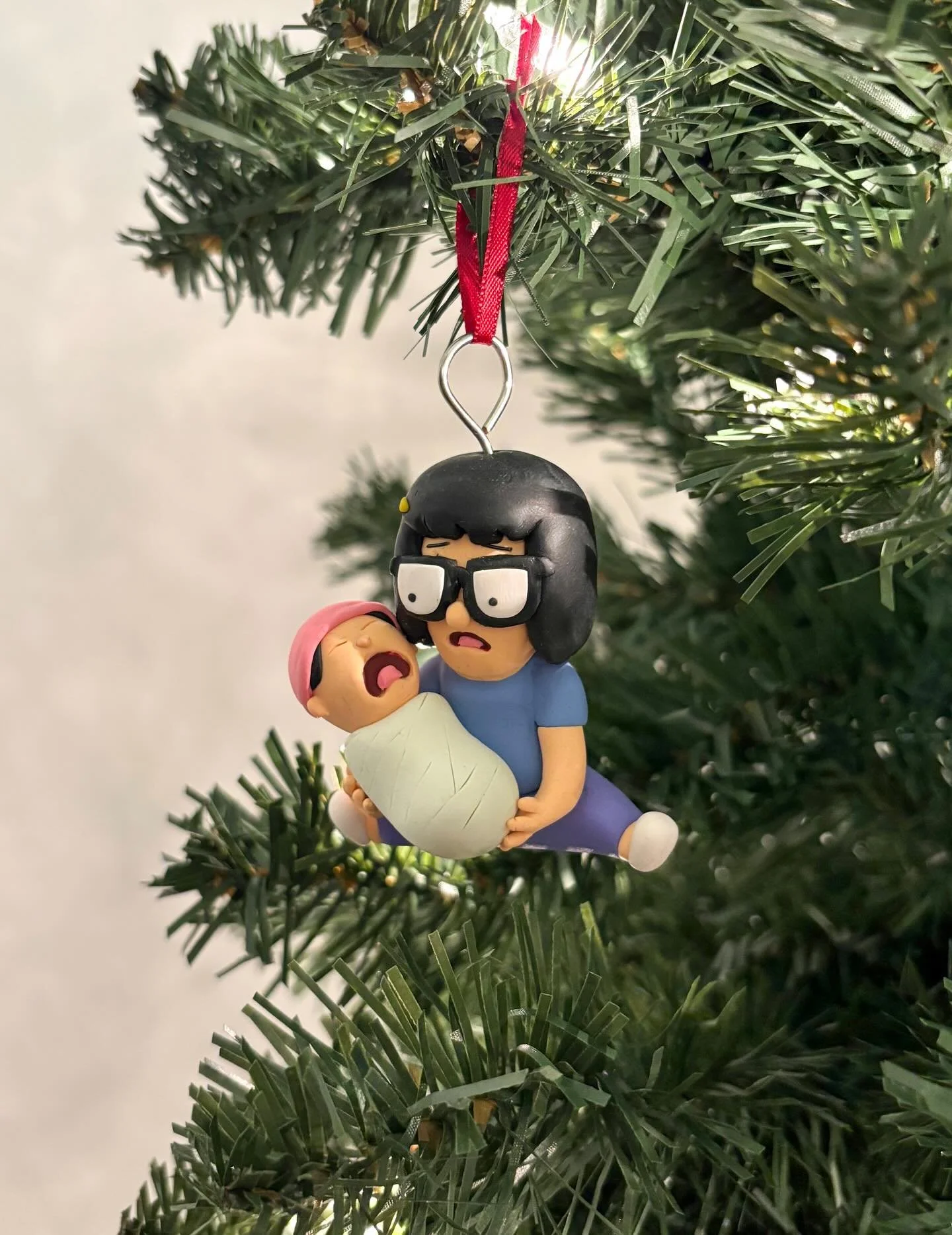 Something a little different &mdash; here&rsquo;s Tina Belcher as a toddler holding her new sister Louise 🍼
