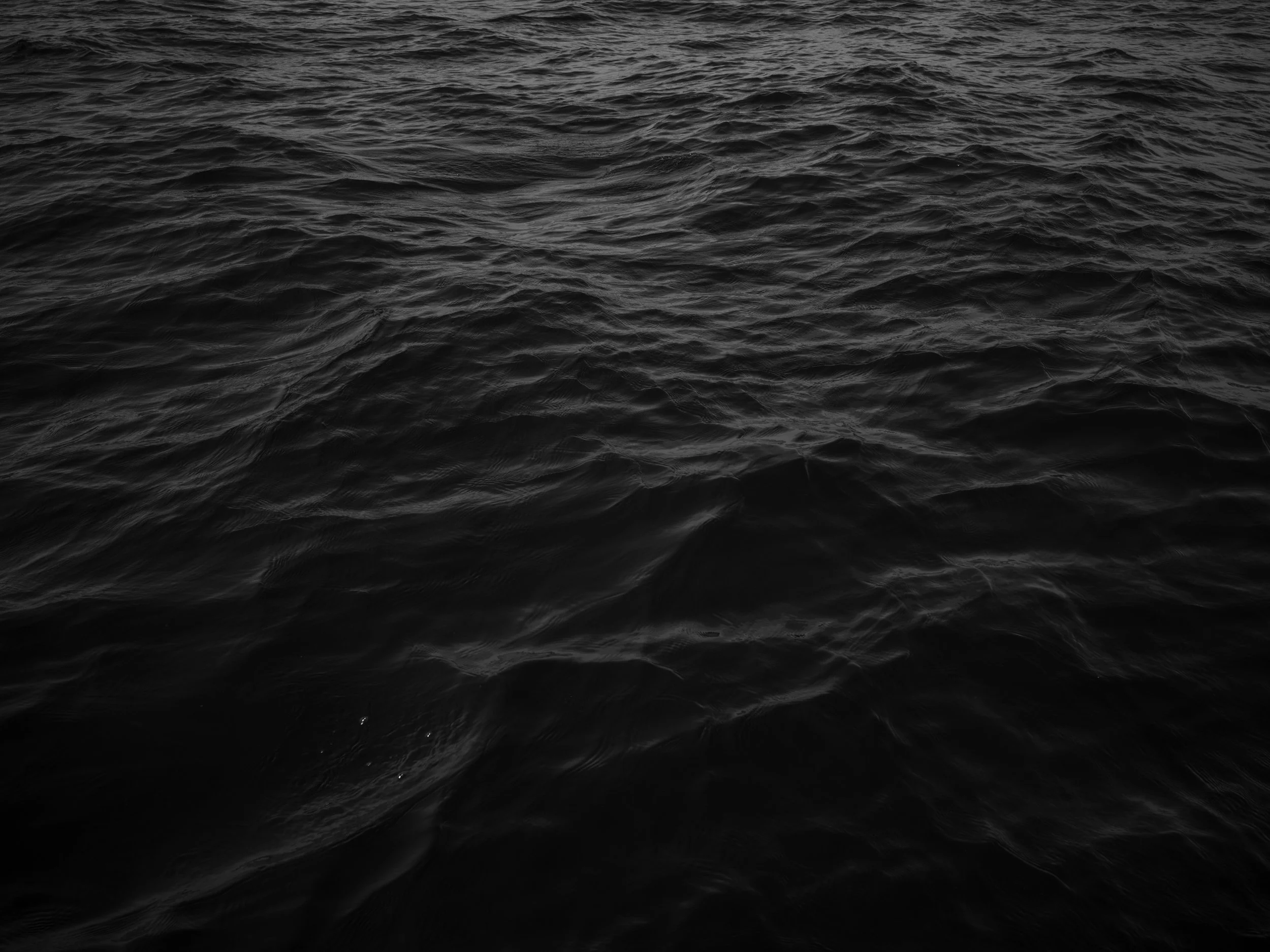 Dark, choppy ocean water with no visible land or objects.
