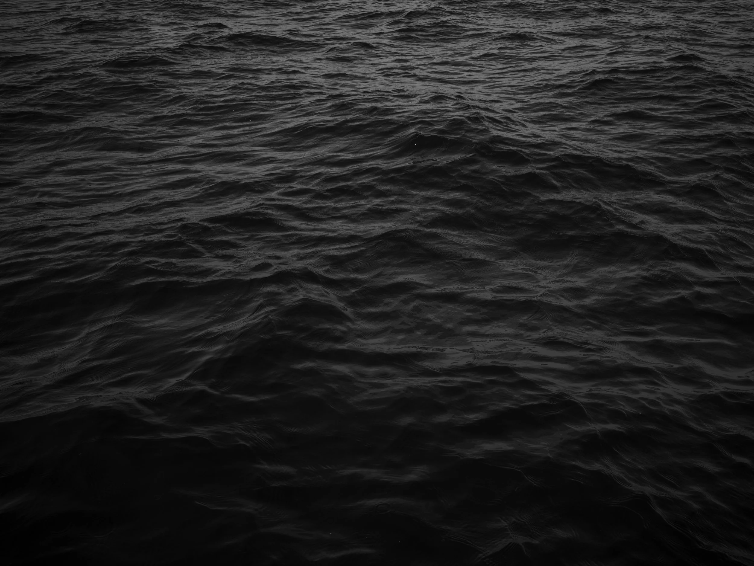 Dark, choppy ocean water with no visible land or objects.