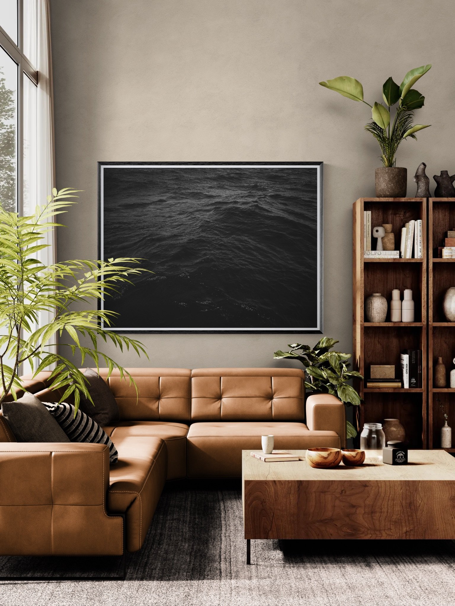 Living room with leather corner sofa-4.jpeg