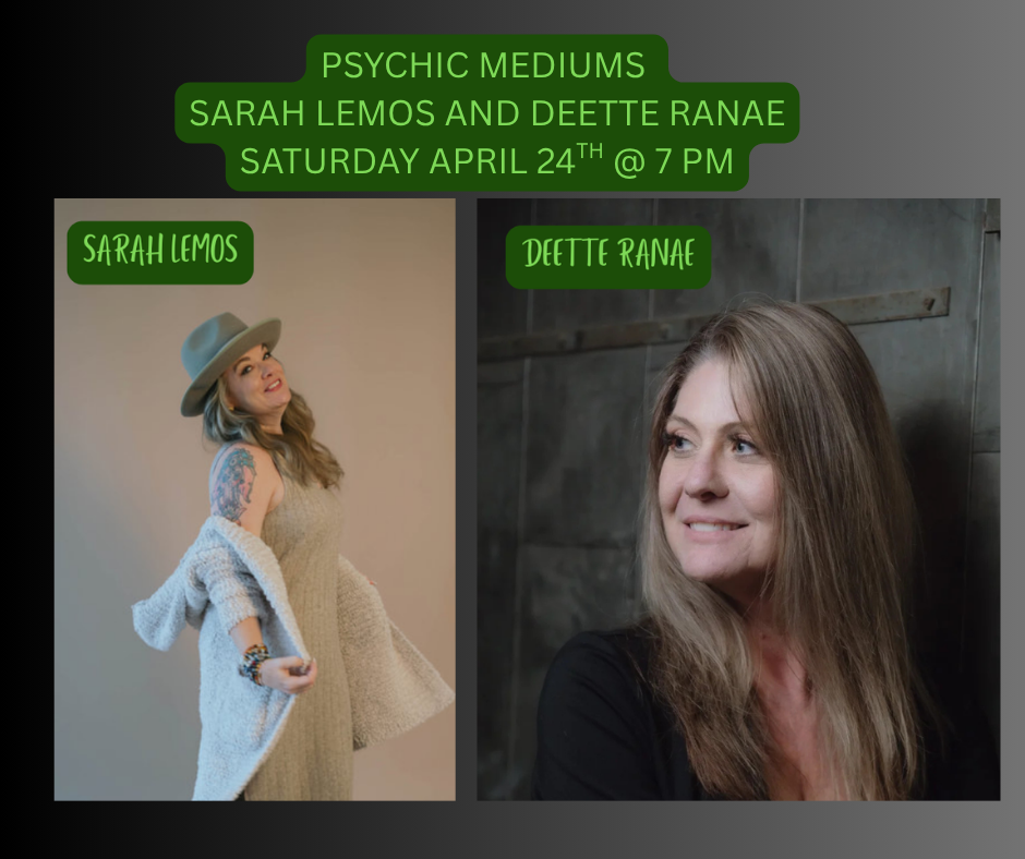 Sarah Lemos and DeEtte Ranae gallery event graphic