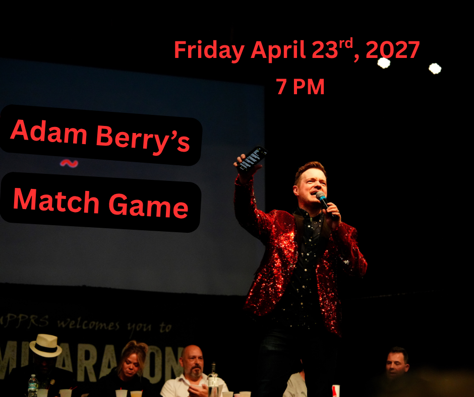 Adam Berry Match Game event graphic