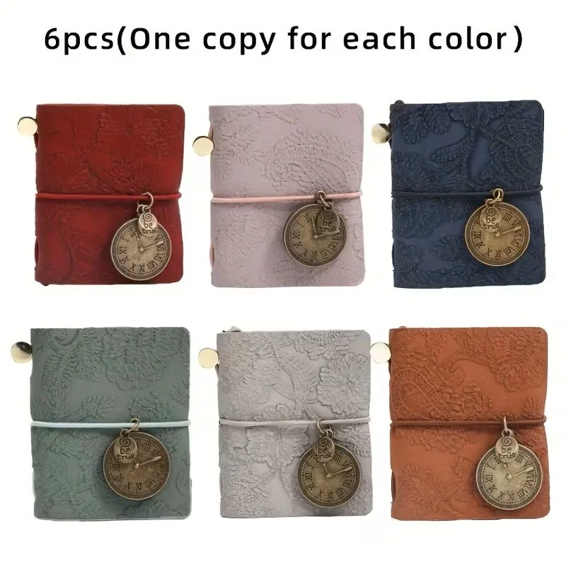 Mini Leather Notebook Pocket Sketchbook