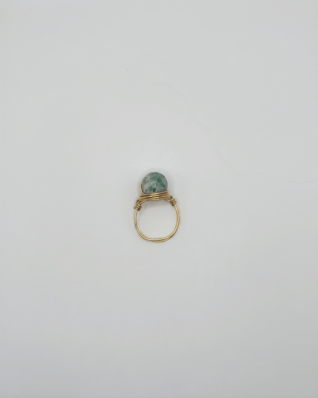 Moss Agate Ring