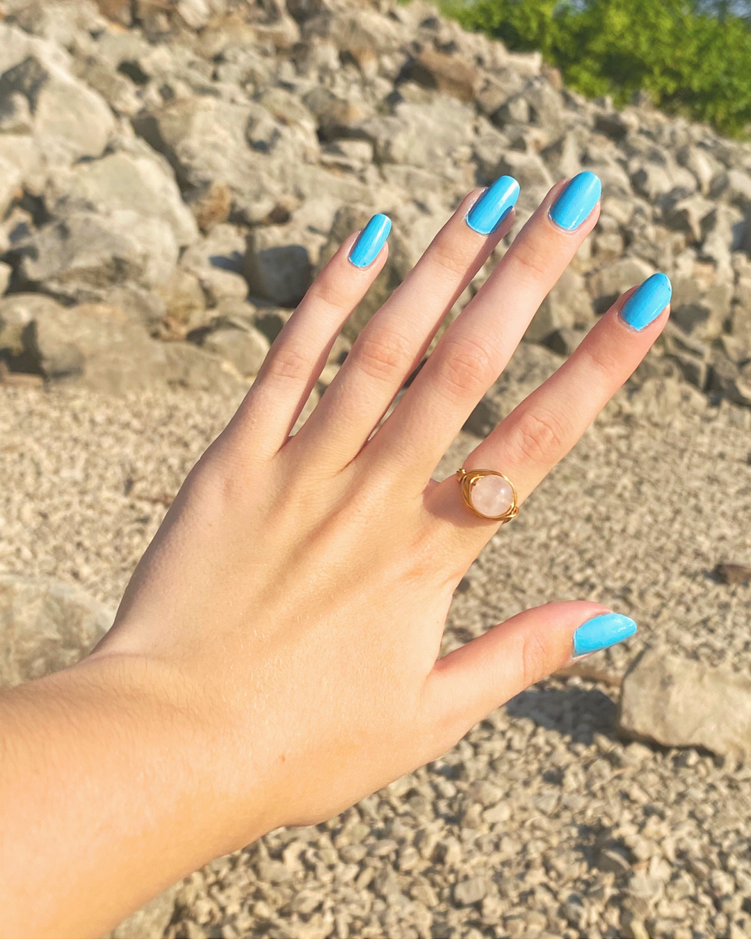 Rose Quartz Ring