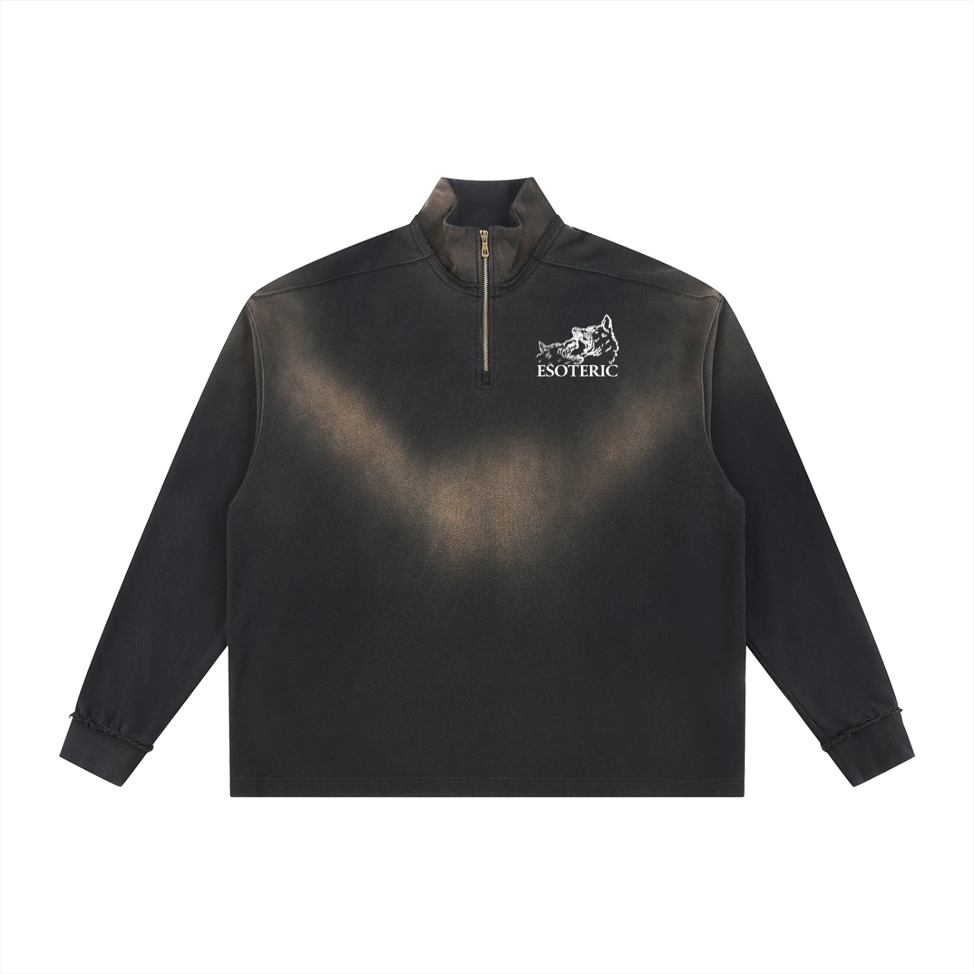 Raw Edge Quarter-Zip