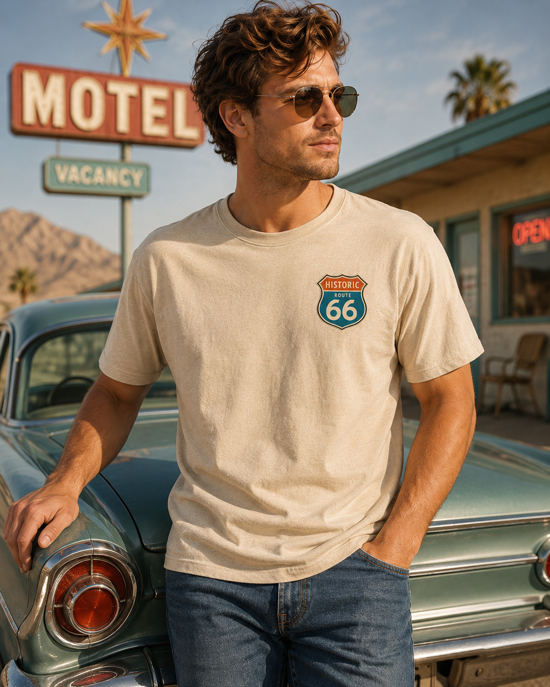 Route 66 Centennial Graphic Tee | Vintage California Highway Shirt