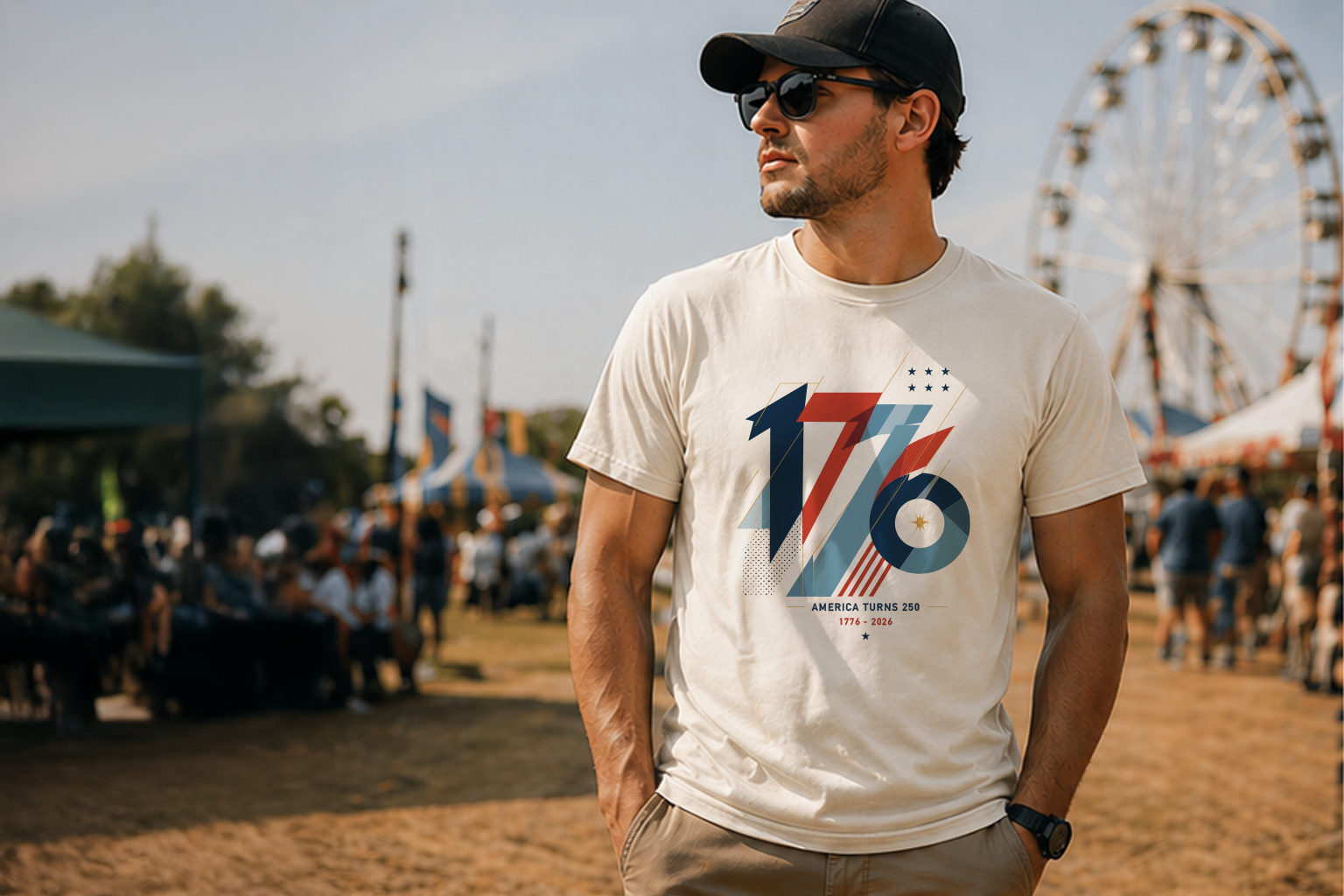 America Turns 250 – 1776 Graphic Tee
