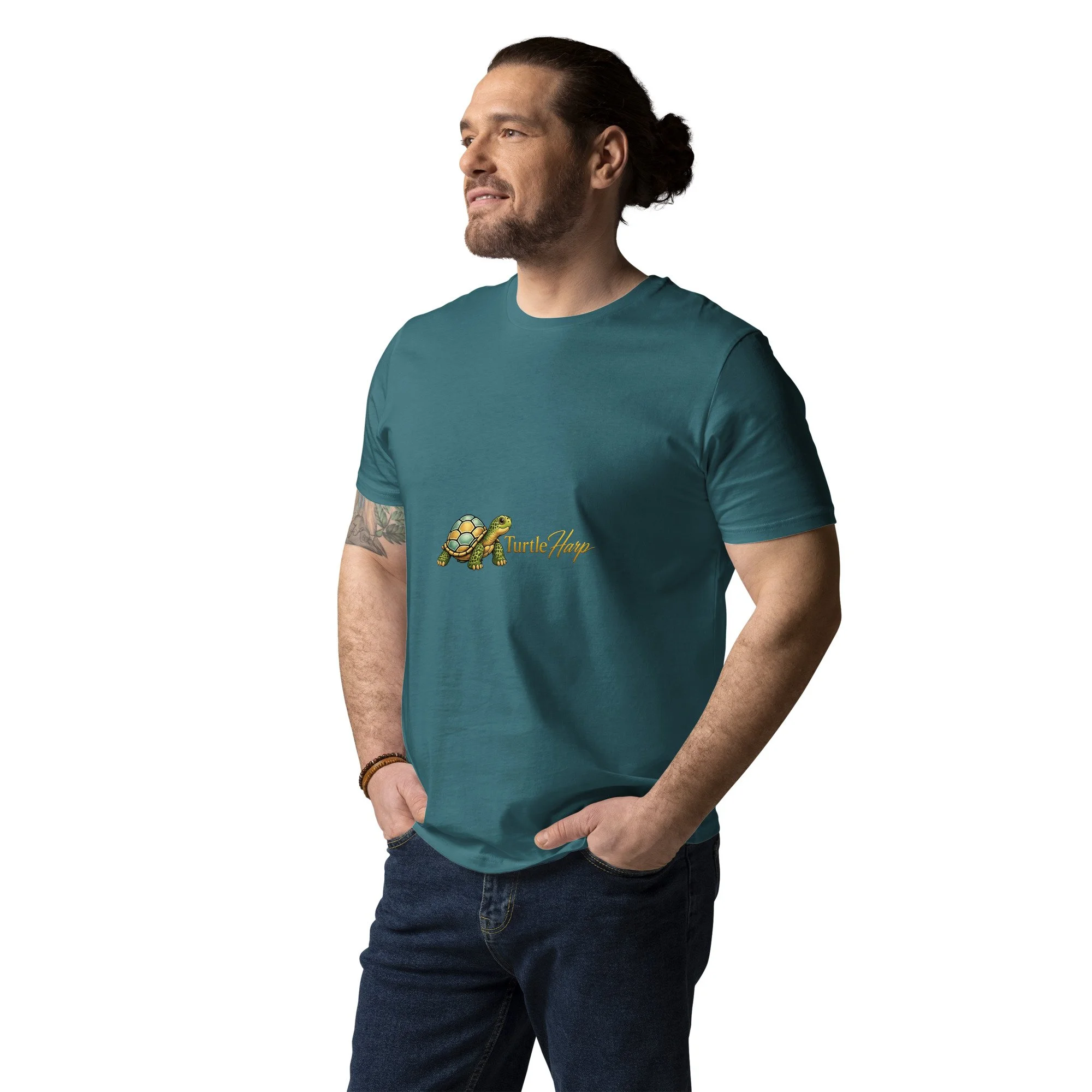 Turtle Harp Unisex Organic Cotton T-Shirt