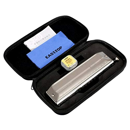 Easttop EMP-16 Chromatic Harmonica Aluminum Comb