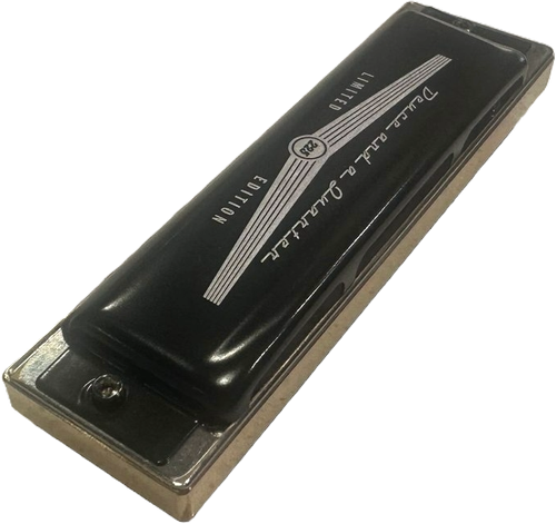 Hohner Deuce and a Quarter with a Blue Moon Brass Comb in the Key of A