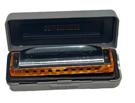 Hohner Special 20 with Blue Moon custom comb