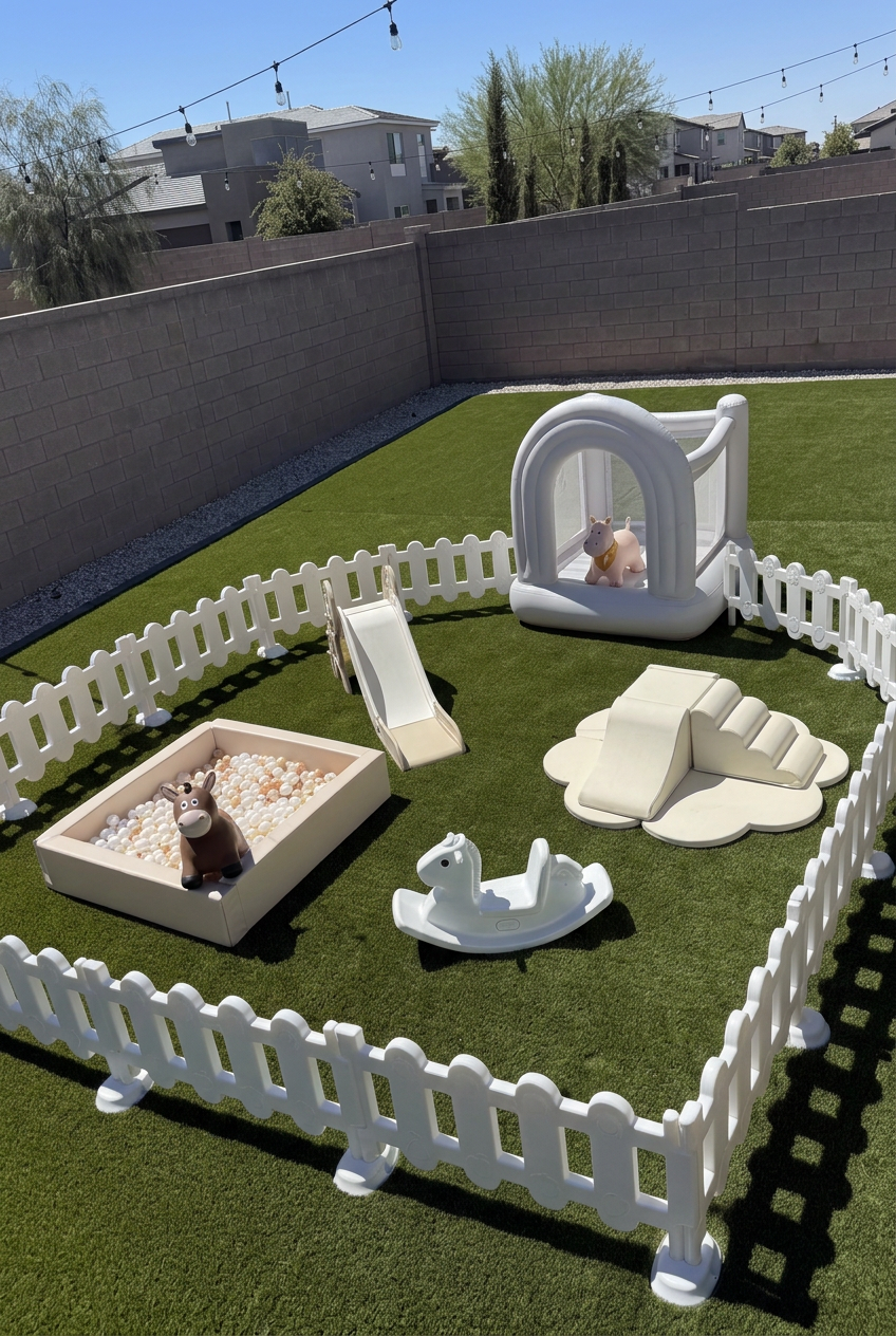 20x20 Softplay Set with Toddler Bounce House