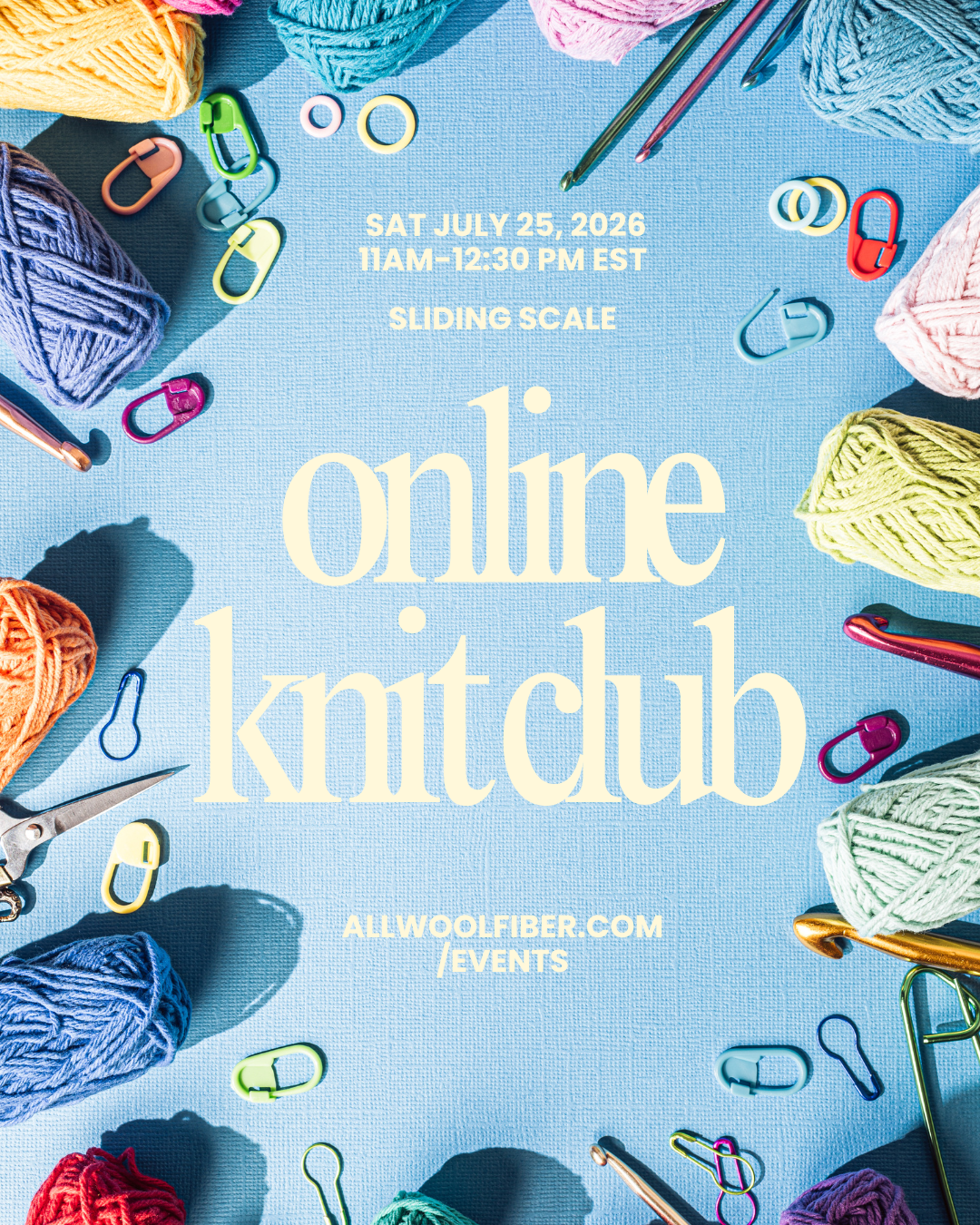 allwool fiber morning knit club july 25