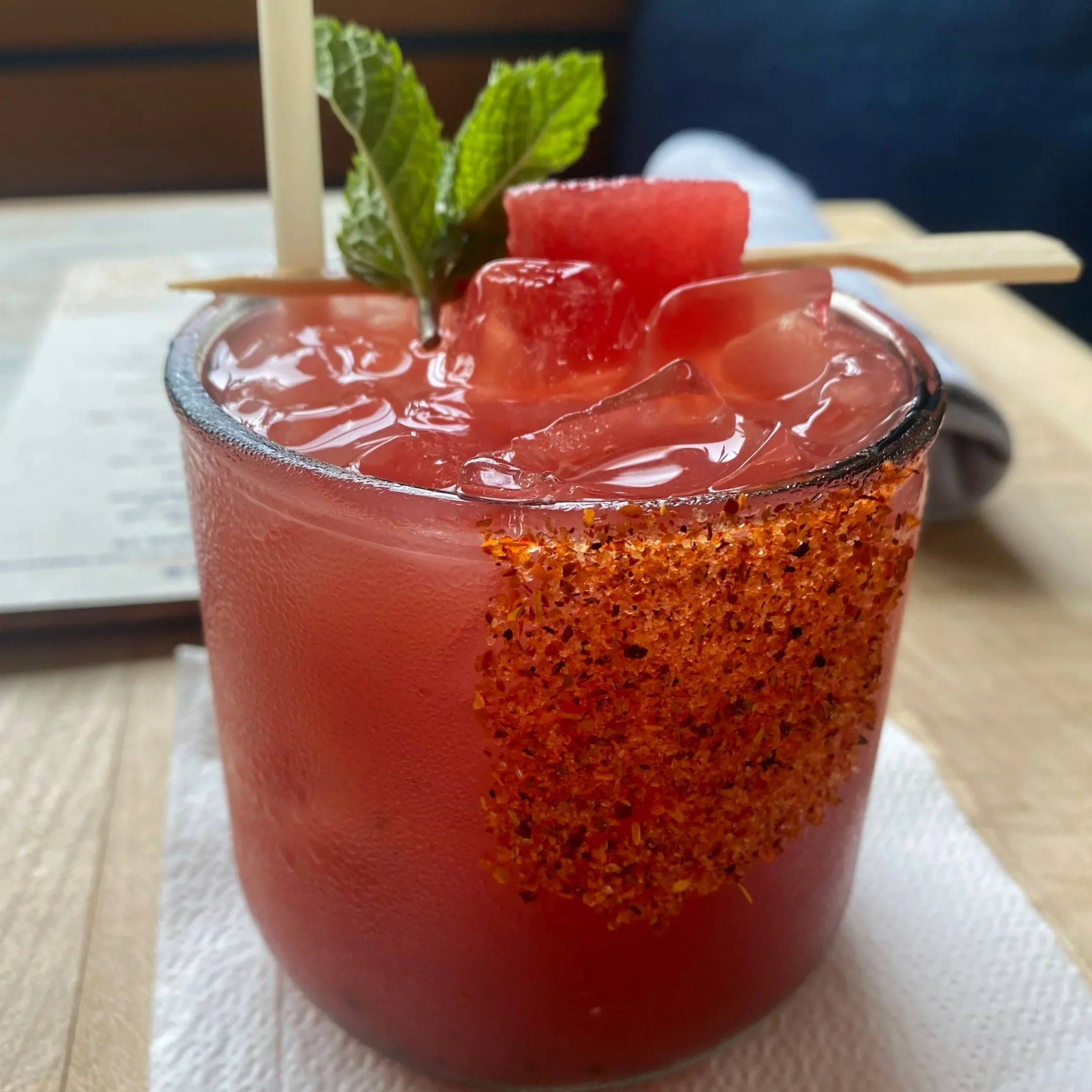 watermelon mezcal margarita